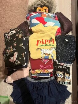 Balíček oblečenia pre dievča, veľkosť 134–140