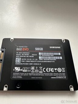 Samsung 860EVO 500GB 2,5” ssd