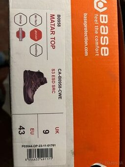 Pracovna obuv BASE MATAR TOP v.43