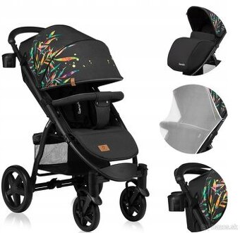 Nový športový kočík Lionelo+nánožník+Moskytiéra+držiak naček