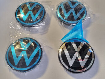 Stredové krytky pukličky VW 3D Nový model 66mm