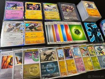 Pokemón balík (A): 100ks kariet v obaloch s EX + darčeky