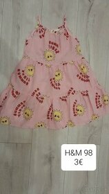 Dievčenské šaty H&M 98