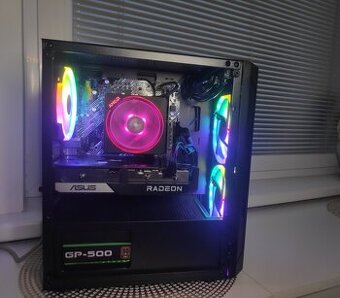 ✨Herný pc RYZEN 5 3600 + RX 6600 XT