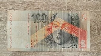 Predám 100 slovenských korún