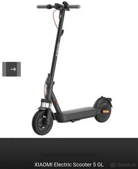 Xiaomi elektric scooter 5 gl