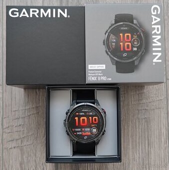 Garmin Fenix 8 Pro Amoled Sapphire Titanium Black - 47mm