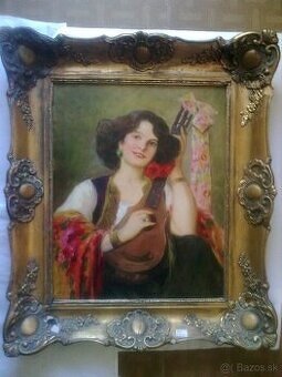 obraz olej na plátne