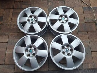 Orig. hliníkové disky Škoda R15, 5x100