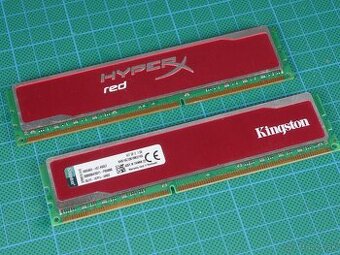 Kingston HyperX red DDR3 8GB moduly