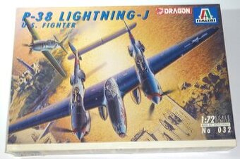 Predám plastikový model P-38J od Italeri 1:72