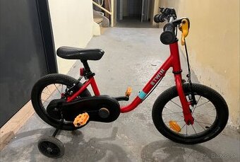 Detský bicykel s odrážadlom 2v1 Discover 14"