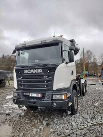 Scania G490 6x6 epsilon palfinger lesovoz