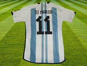 Di Maria hráčska verzia Argentína 3 star slimfit World Cup