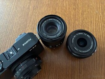 Fujifilm objektív XF18mm F2 a XF50mm F2 R WR