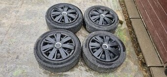 15" disky 5x100 + Continental 195/55 R15- Škoda, VW, Audi