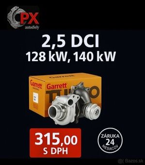 Turbo GARRETT Navara/Pathfinder 2.5 DCi - 128kw,140kw