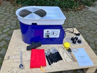 Nový hrnčířský kruh s el. pohonem a pedálem, obousměrný