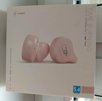 Bezdrôtové ružové slúchadlá Sabbat X12 Pro