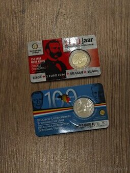 Belgicko 2 euro coincard