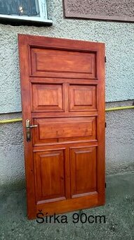 Dvere z masívneho dreva 90cm