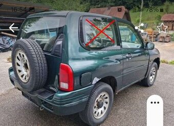 ROZPREDÁM Suzuki Grand Vitara 1.6, ,16 Ventil