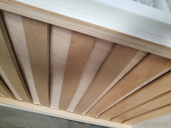 Detská postieľka 120x 60 biela drevená