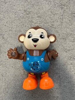 Detska hracka tancujuca opica na baterky, hudobna hracka