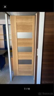 Dvere izbové dub 3D