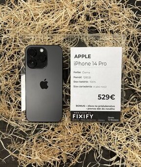 Apple iPhone 14 Pro Čierny - 128GB