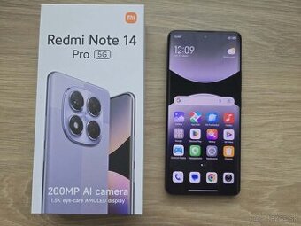 Xiaomi Redmi Note 14 Pro 5G, 8GB/256GB,top stav, zaruka