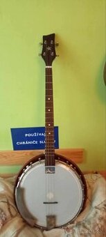 Elektro-akustické tenorové banjo Musima