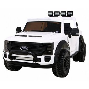 Elektrické autíčko Ford Super Duty 24V biele