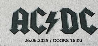 Vstupenky na koncert AC/DC v Prahe 26.6.2025