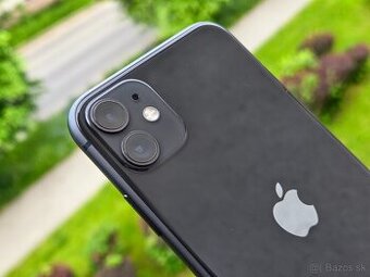 Apple iPhone 11 64GB Black, ako nový, komplet, záruka 12 mes