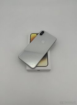 iPhone XS Max 64GB Silver (100% Batéria) + DARČEK