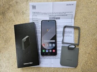 Samsung Z Flip6 12GB/256GB 5G,silver,ako novy,zaruka,kryt