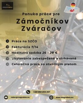 Zámočník / Zvárač - Nemecko