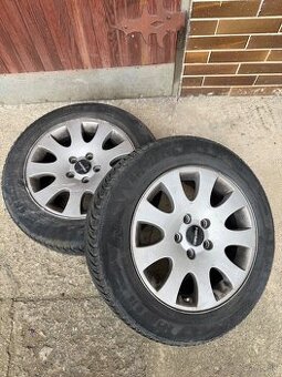 Alu disky Audi 5x112 + zimné michelin