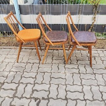 Retro stolicky Suman Vintage 3ks