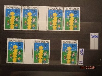 POŠTOVÉ ZNÁMKA - SLOVENSKO - 2 - 12 FOTO