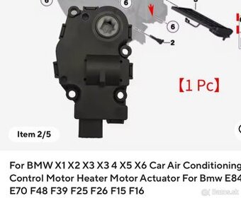 Motorcek žaluzie bmw x2 f39 novy er 279B00