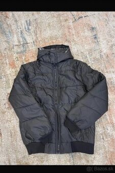 Pánska bunda antracitovej farby,prešívaná veľ. M