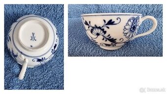 Starožitná porcelánová šálka - MEISSEN