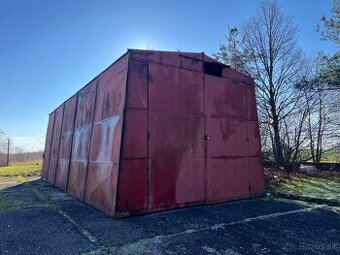 Plechová garáž ,sklad