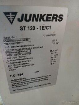 Zasobnik tuv 120 l junkers