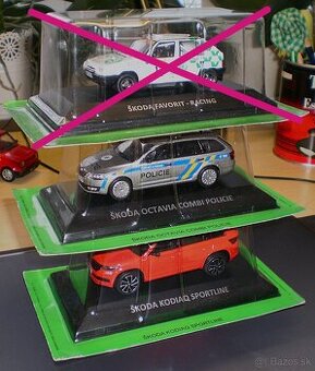 ŠKODA modely KALEIDOSKOP , 1:43 , DE AGOSTINI