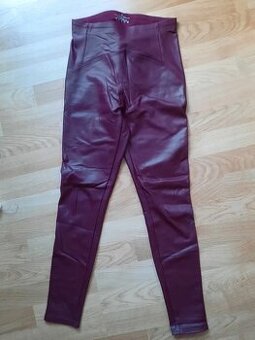 Dámske koženkové legíny