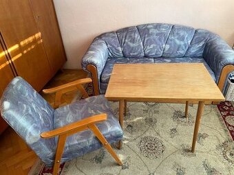 Darujem za odvoz rozkladaciu pohovku+kreslo+stolik