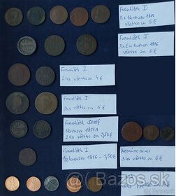 Zbierka mincí - Rakúsko Uhorsko + svet, Ázia, Amerika,ostrov